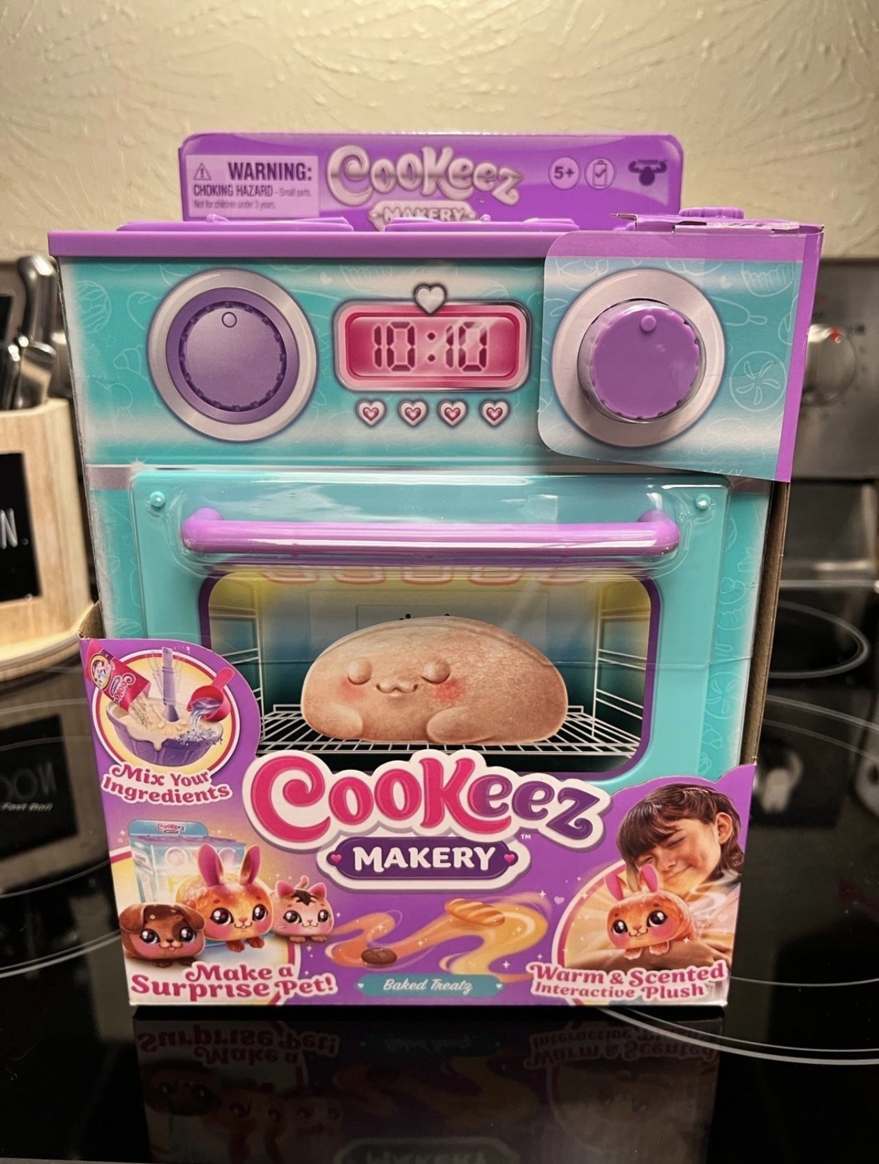 Cookeez Makery Baked Sweet Treatz Oven Playset Target Xmas Toy Aqua Blue HTF