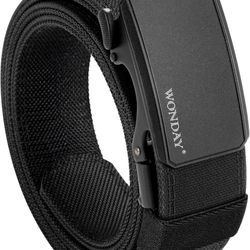 WONDAY Tactical Gun Belt Patented Ratchet CCW Rigid Men EDC Stiff Heavy Duty Work 1.5" Battle Concealed Carry Nylon Belts