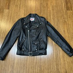 Leather Motorcycle Jacket, Chaps & Gloves (Read Description)