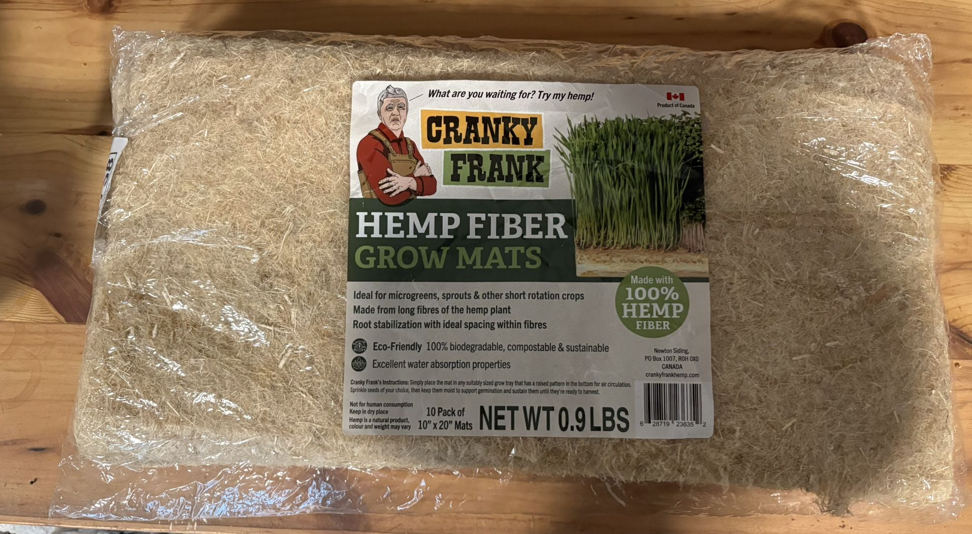 Hemp Fiber Grow Mats 10pc