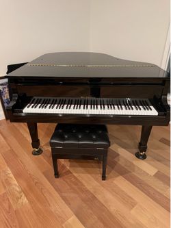 Baby grand piano