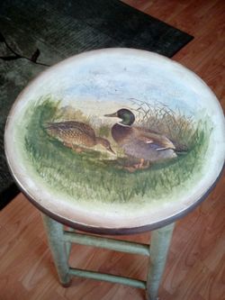 Unique wooden stool