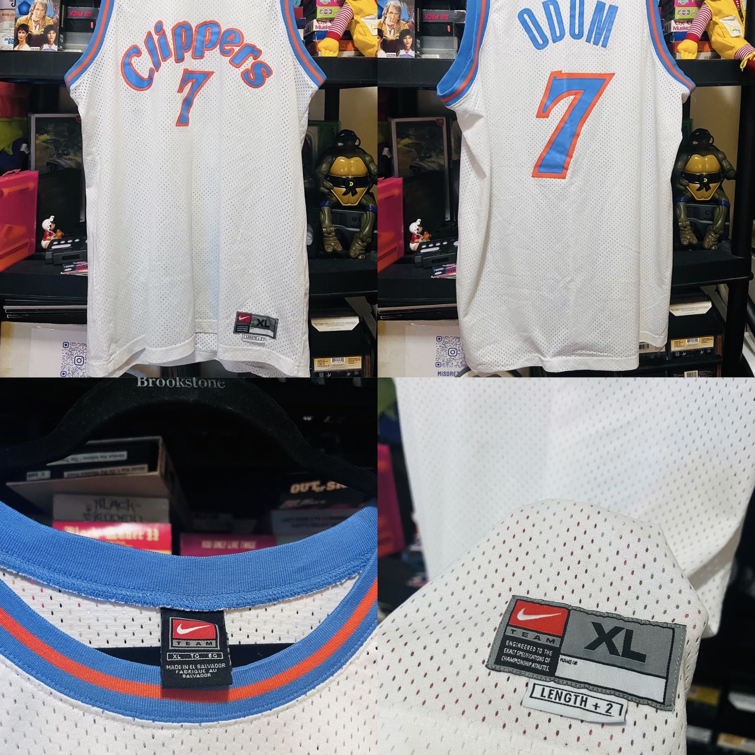 Los Angeles Clippers Lamar Odom Authentic Reebok Alternate Jersey Size 48  XL for Sale in San Dimas, CA - OfferUp