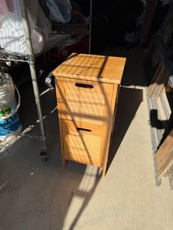 Bamboo 2-Drawer  Cabinet