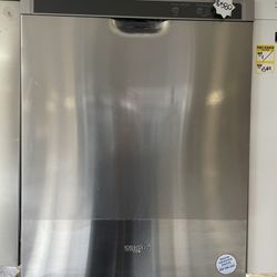 WHIRLPOOL STAINLESS STEEL DISHWASHER 