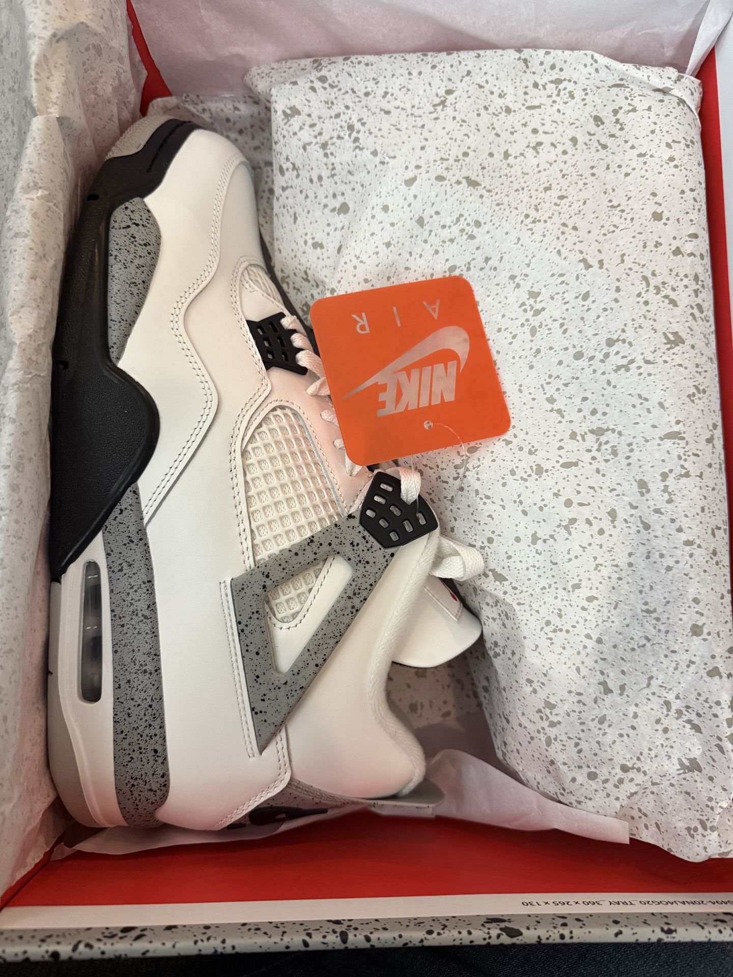 Size 12 Jordan 4 Retro Cement Gray