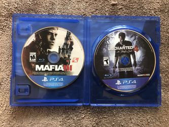 PS4 PlayStation 4 Games: Mafia III 3, and Uncharted 4 , quick sale price