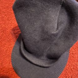 Navy Blue Knit Cap, Gently Worn