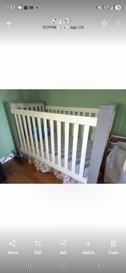 Convertible crib