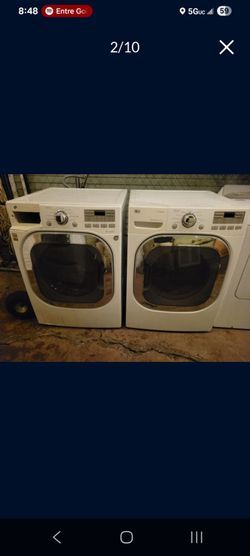 LG washer and gas dryer