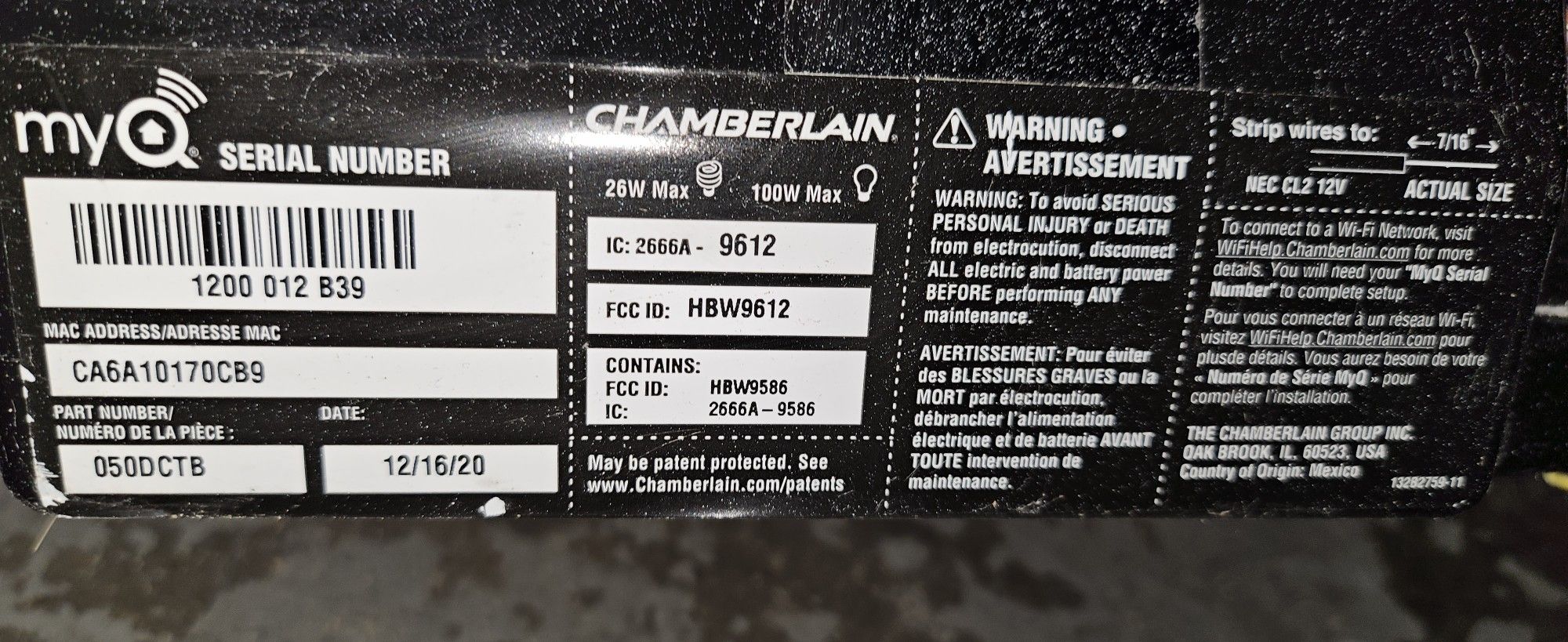Chamberlain MyQ Smart Garage