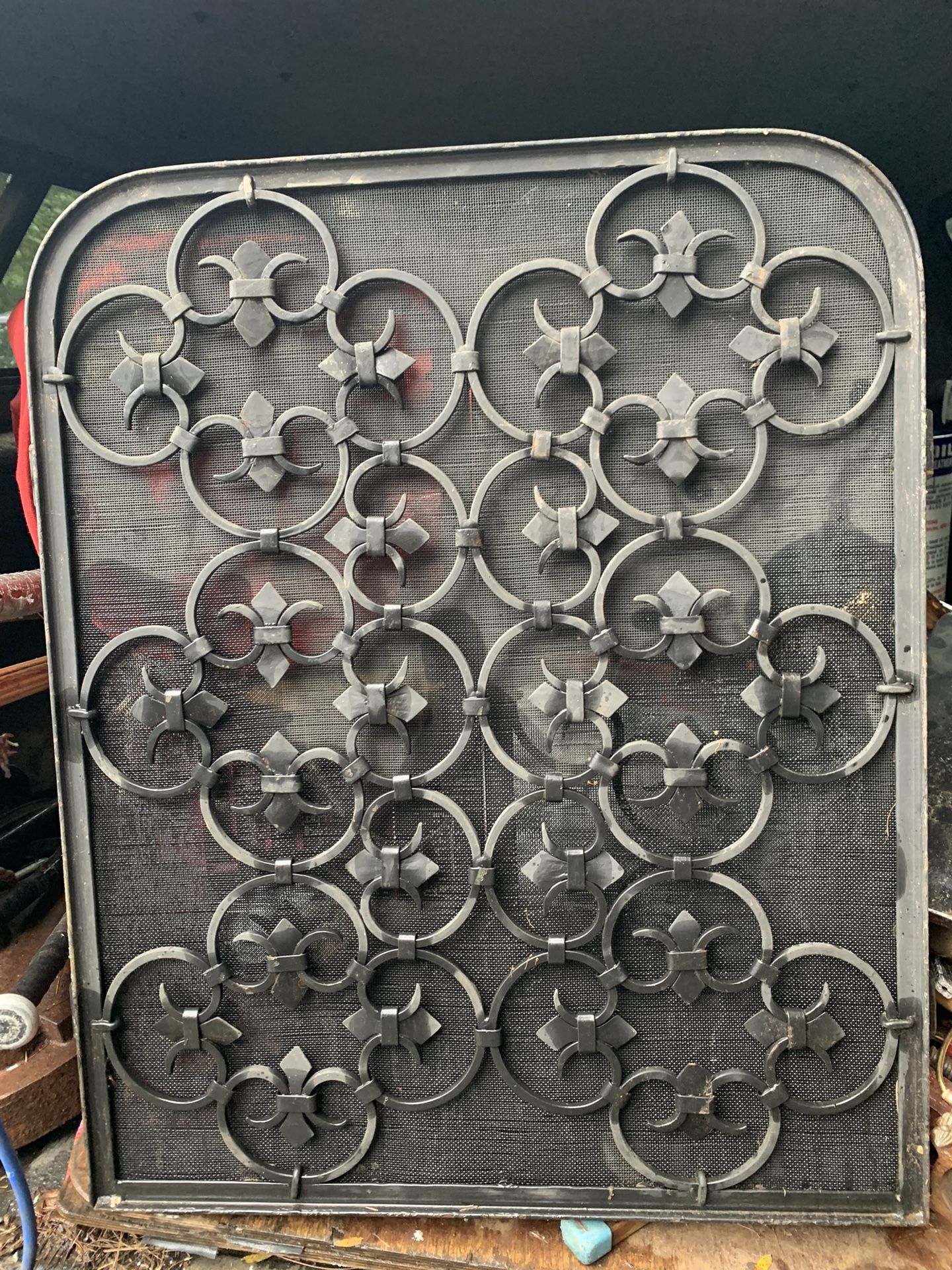 Heavy Blacksmith made Fire screen