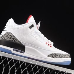 Jordan 3 Free Throw Line White Cement 13