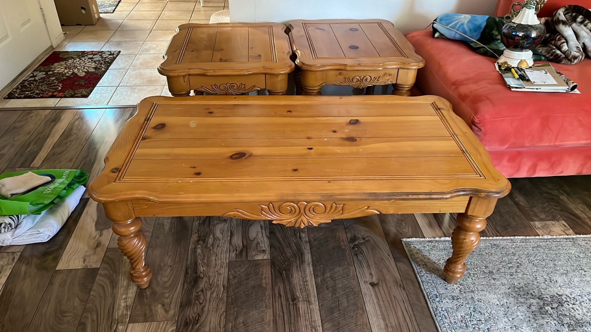 End Tables And Cocktail Table