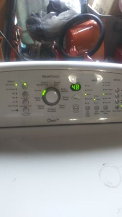 Kenmore elite oasis washer machine