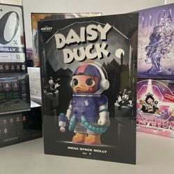 AUTHENTIC POPMART SPACE MOLLY DAISY DUCK 400%