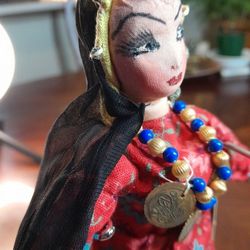 Beautiful Vintage Ethnic Cloth Doll