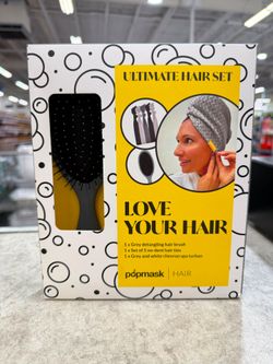 Popband 'Love Your Hair' Ultimate Hair Set with Detangling Hair Brush Set