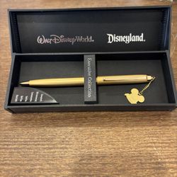 Disney 50th Anniversary Gold Pen