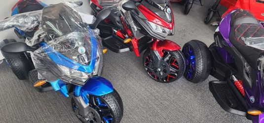 ELECTRIC MOTORCYCLE FOR KIDS 3 WHEELS