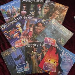 Disney D23 Magazines & Magic Key Magnets
