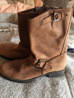 Boots, suede, xhilaration brand