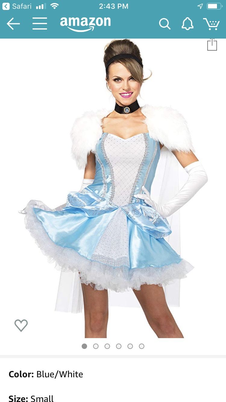 Cinderella costume new size small