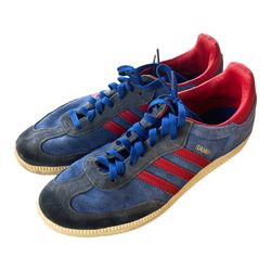 Adidas Samba Men’s 10 Blue Red Sneakers