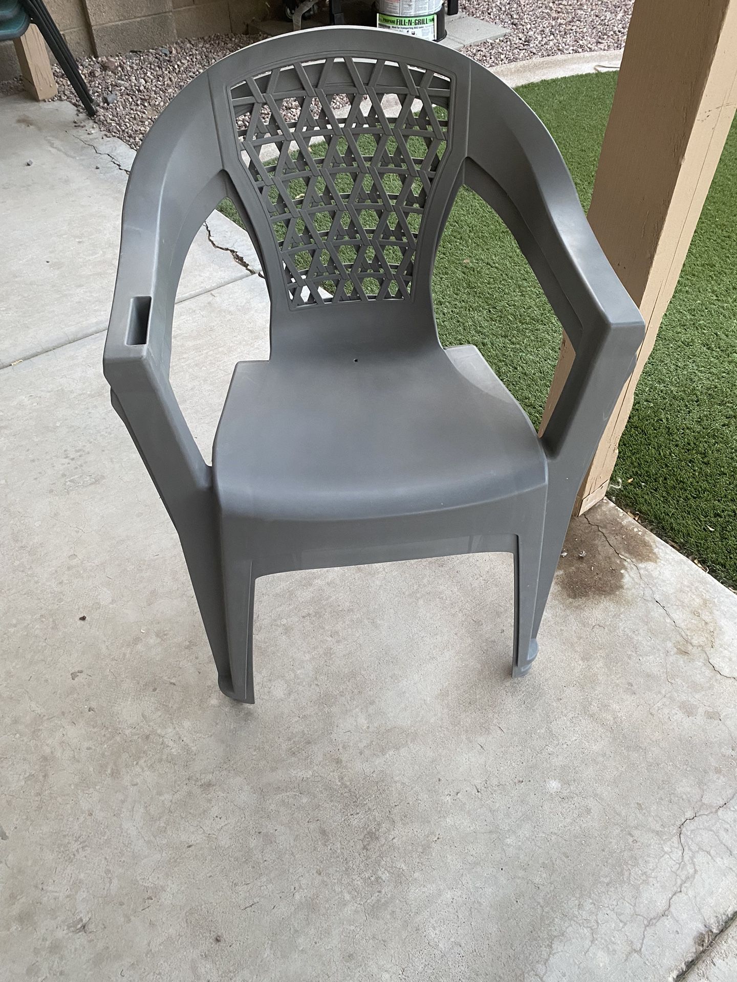 Two Plastic Chairs