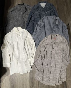 Men’s Dress Long Sleeve Shirt Size XL