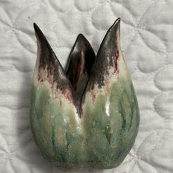 Vintage Grand River Pottery Beautiful Tulip Vase