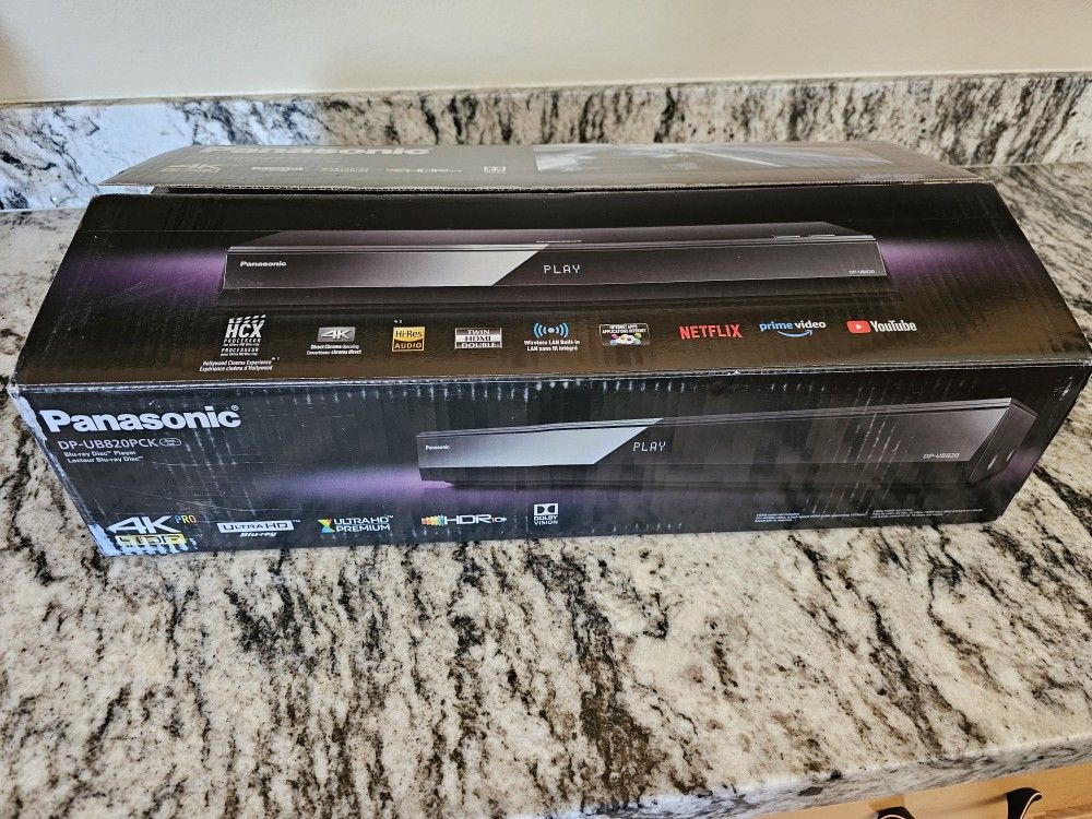 Panasonic 4K Blu-ray Player DP-UB820-K