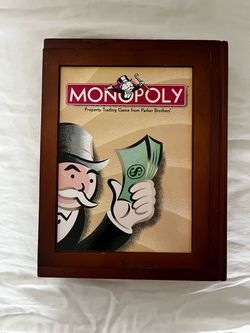 Vintage Monopoly Game Woden box