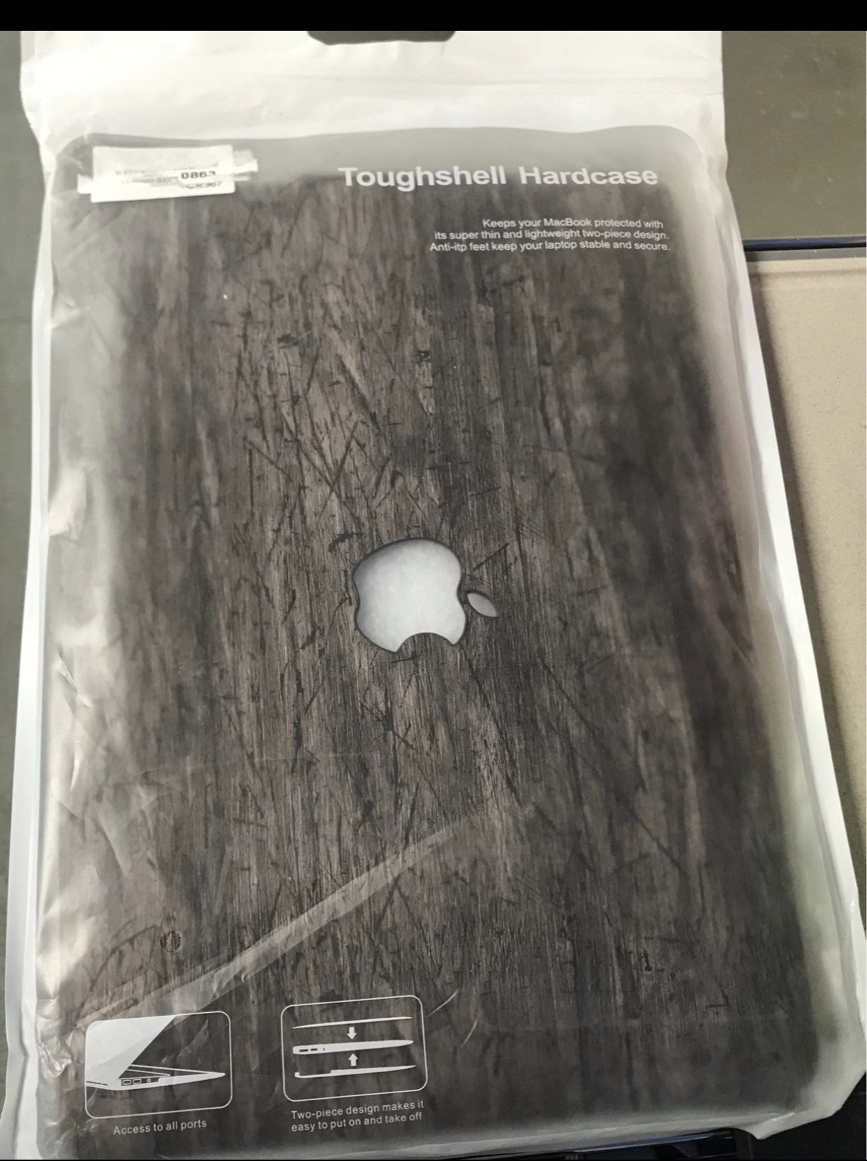 Tough shell hard case for apple mac