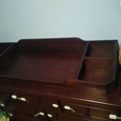 Sorelle Changing Topper For Dresser Espresso Brown With Waterproof Changing Pad