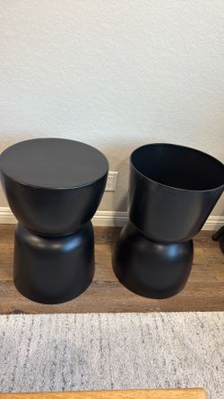 Pedestal Side Tables