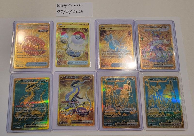 Pokemon SV Gold Cards Lot