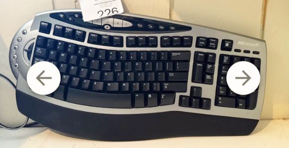 Vintage Microsoft Comfort Keyboard 4000