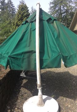 Sun Garden Umbrella Parasol 10.5’ diameter needs some cleaning