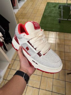 AMIRI RED AND WHITE NEW COLLECTION