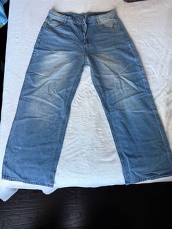 Light Wash Wide Leg Jeans
