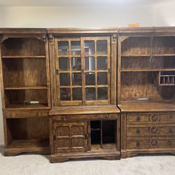 Book Shelf / China Cabinet / desk 