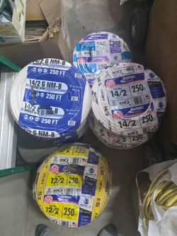 12/2 14/2 14/3 Electrical wiring construction indoor wire 250ft ground loom