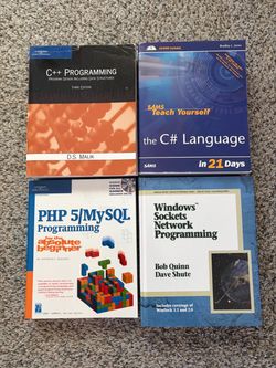 Programming Books - C++, C#, PHP 5, Network
