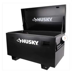 Husky Tool Storage 48 in. W Black Steel Job Site Toolbox