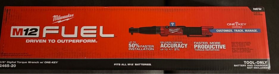 Milwaukee 3/8” ratchet torque wrench