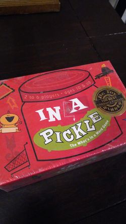New Sealed In A Pickle Card Game