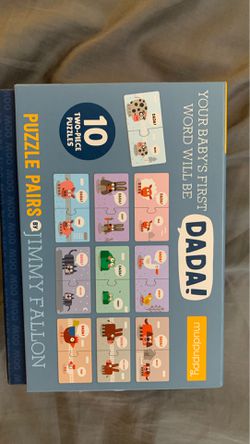 Mudpuppy Jimmy Fallon Your Baby's First Word Will Be Dada Puzzle Pairs