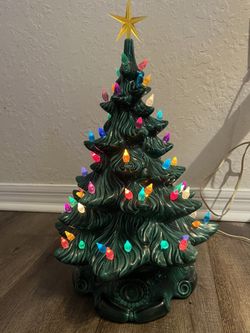 Vintage ceramic Christmas tree