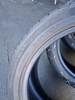 Vendo set de llantas continental pro contact  245/40/R18 $340